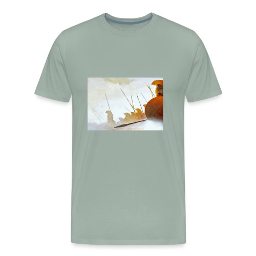 HEROIC KING FINALMug copy.jpg - Men's Premium T-Shirt