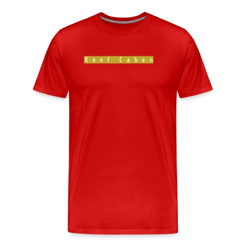 Keef Caben Gold Block - Men's Premium T-Shirt