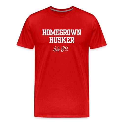 Homegrown Husker - Luke 44 & Eric 82 (White) - Men's Premium T-Shirt