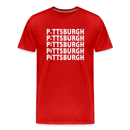 Ketch Up in PGH (Red) - Men's Premium T-Shirt