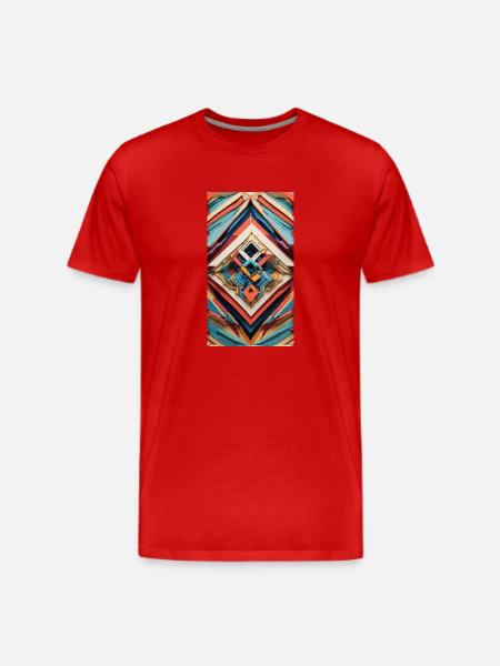 artistic combination - Men's Premium T-Shirt - red