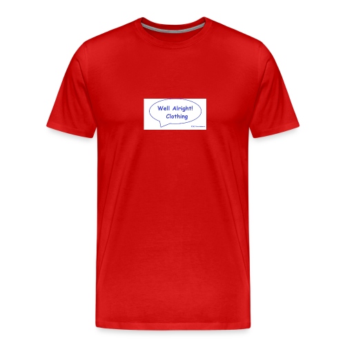 Well Alright Bubble Logo - Men's Premium T-Shirt