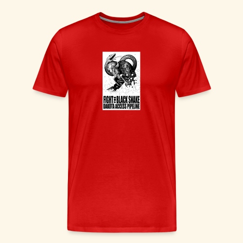 Fight the Black Snake NODAPL - Men's Premium T-Shirt