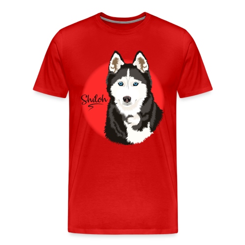 Shiloh the Husky from Gone to the Snow Dogs - Men's Premium T-Shirt