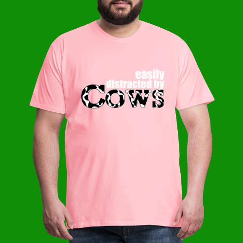 Easily Distracted by Cows - Men's Premium T-Shirt