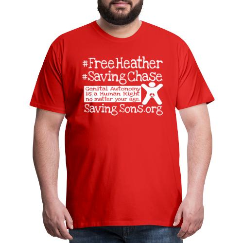 Free Heather Saving Chase - Men's Premium T-Shirt