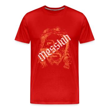 Messiah - Men's Premium T-Shirt - red - Front - Liam (192cm)