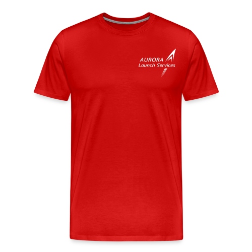 Aurora LS logo white - Men's Premium T-Shirt