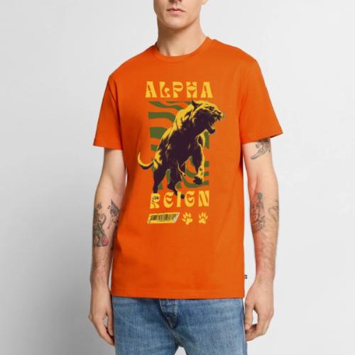 Unleash The Inner Alpha: Fierce Animal Print - Men's Premium T-Shirt