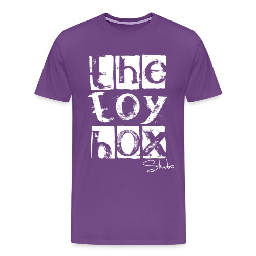 The Toy box Studio - White Logo - Men's Premium T-Shirt