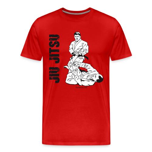 Jiu Jitsu 001 - bw - Men's Premium T-Shirt
