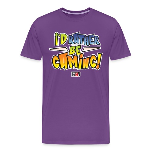 I'd Rather Be Gaming - Men's Premium T-Shirt