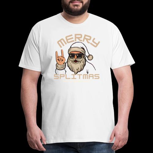 Rock Horn Santa - Split Decision - Merry Splitmas - Men's Premium T-Shirt
