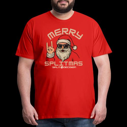 Rock Horn Santa - Split Decision - Merry Splitmas - Men's Premium T-Shirt