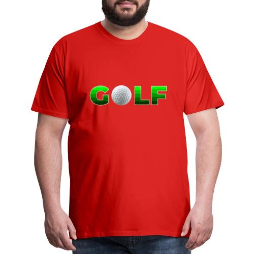 Golf Precision Wordmark - Men's Premium T-Shirt