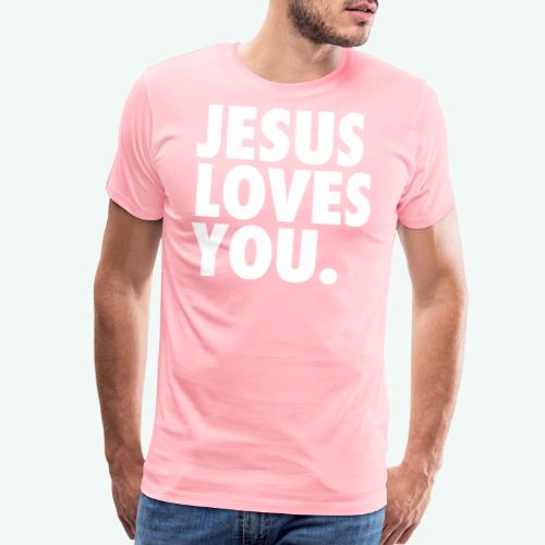 JESUS LOVES YOU - Men's Premium T-Shirt