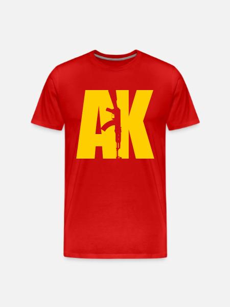 AK47 YELLOW - Men's Premium T-Shirt - red