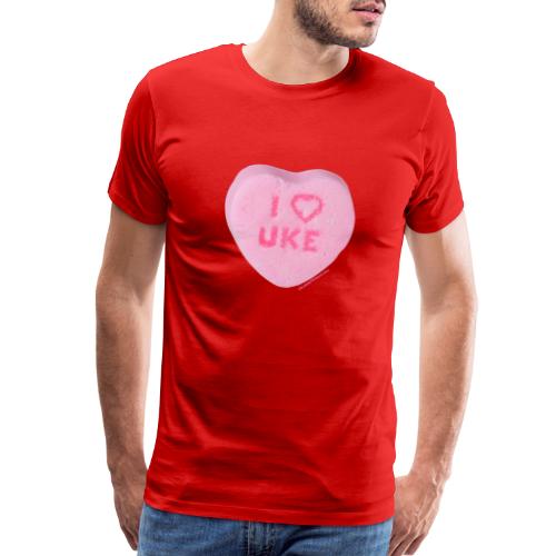 I Heart Uke - Men's Premium T-Shirt