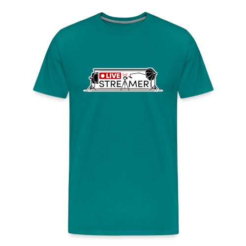 Live Streamer (Oulined) - Men's Premium T-Shirt