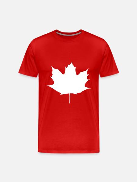 Maple Leaf - Men's Premium T-Shirt - red
