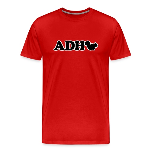 Funny ADHD Squirrel - Men's Premium T-Shirt