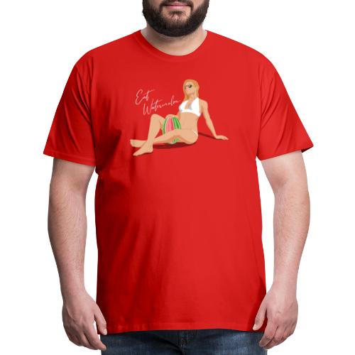 Eat Watermelon - Men's Premium T-Shirt