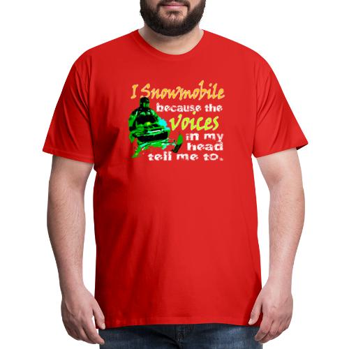 Snowmobile Voices - Men's Premium T-Shirt