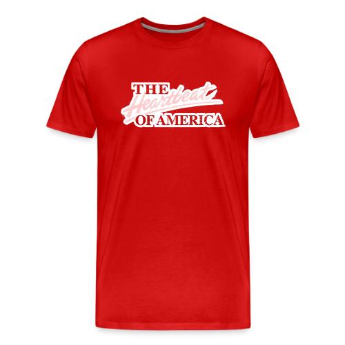 The Heartbeat of America - Men's Premium T-Shirt