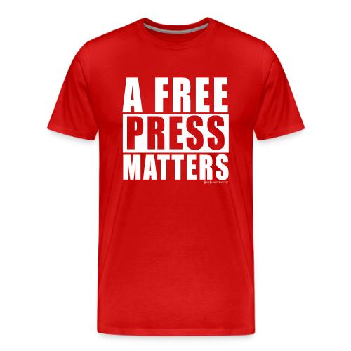A Free press matters - Men's Premium T-Shirt
