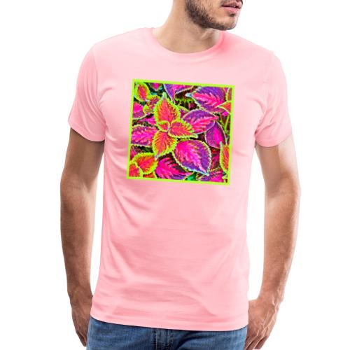 Vivid ChromaLeaf Harmony Pattern - Men's Premium T-Shirt