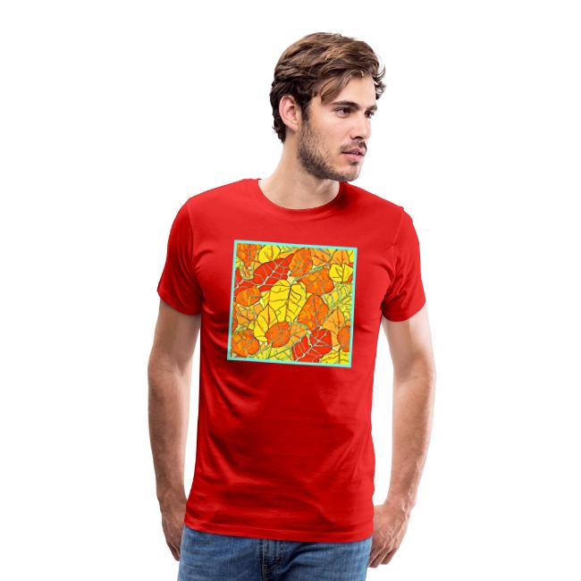 Neon Foliage Burst Vibrant Design
