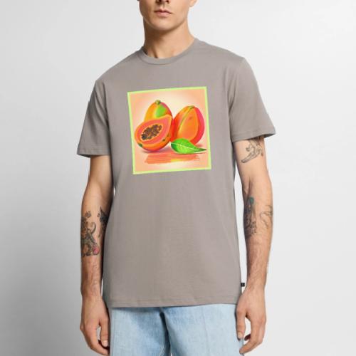 Sliced Papaya Freshness - Men's Premium T-Shirt
