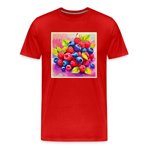 Colorful Berry Feast - Men's Premium T-Shirt