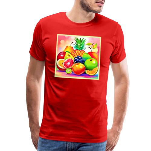 Tropical Fruit Assortment - Men's Premium T-Shirt