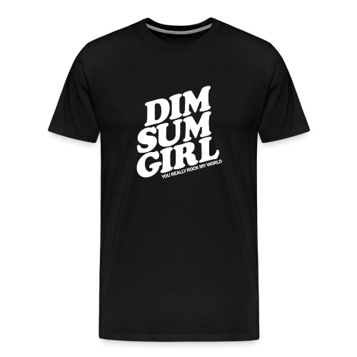 Dim Sum Girl white - Men's Premium T-Shirt