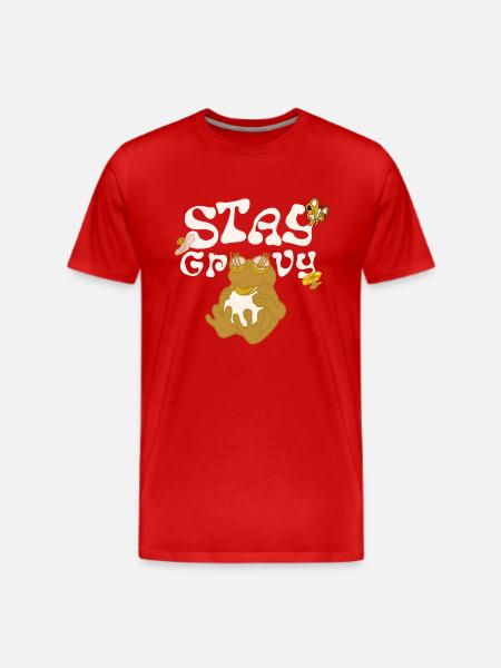 Stay Groovy design - Men's Premium T-Shirt - red