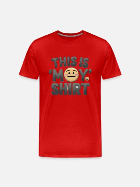 This is My ‘Meh’ Shirt - Men's Premium T-Shirt - red