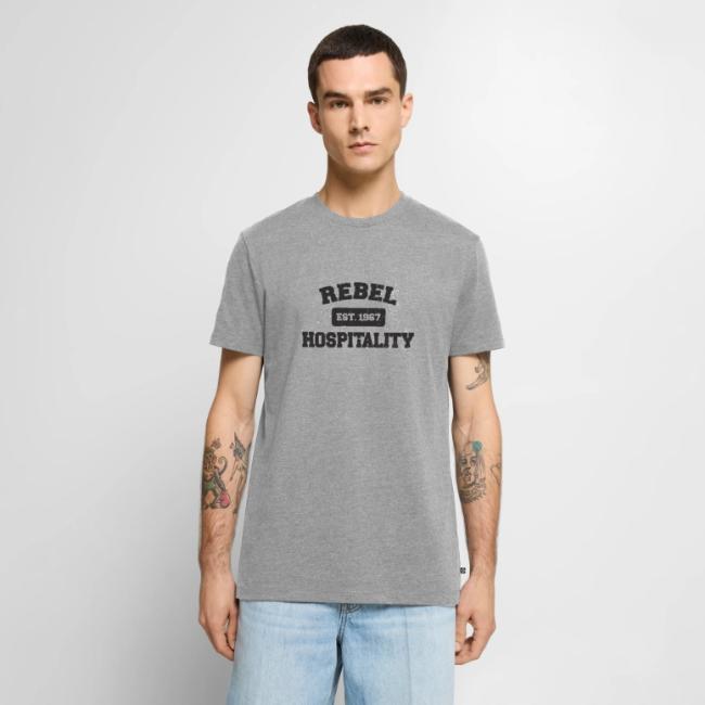 REBEL HOSPITALITY t shirt graphic