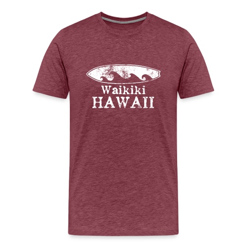 Waikiki Hawaii Surfboard Souvenirs Gifts Vacation - Men's Premium T-Shirt