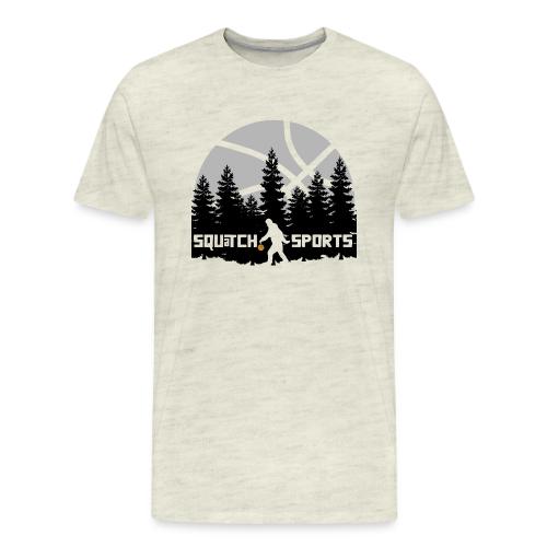 Squatch Basketball Moon - Men's Premium T-Shirt