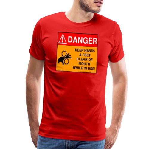 DANGER: Industrial Eater - Men's Premium T-Shirt