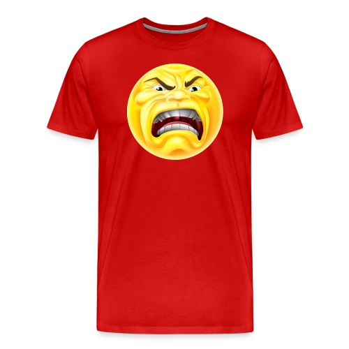 Very Angry Emoticon - Men's Premium T-Shirt