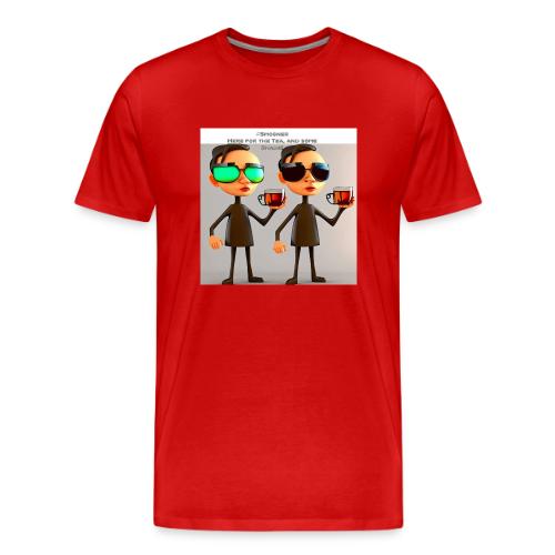 Here for the tea - Men's Premium T-Shirt