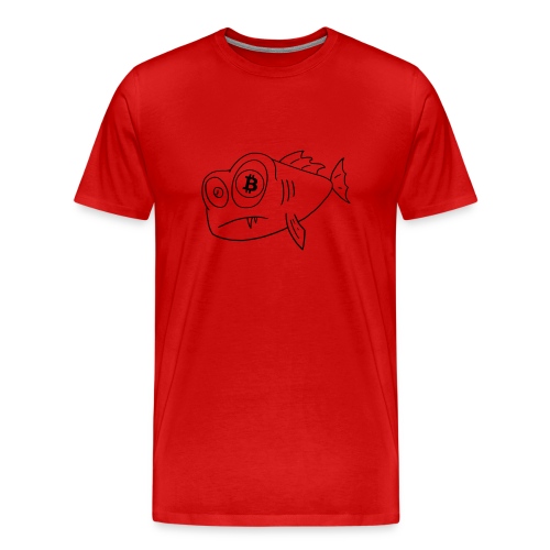 bitcoin fish - Men's Premium T-Shirt