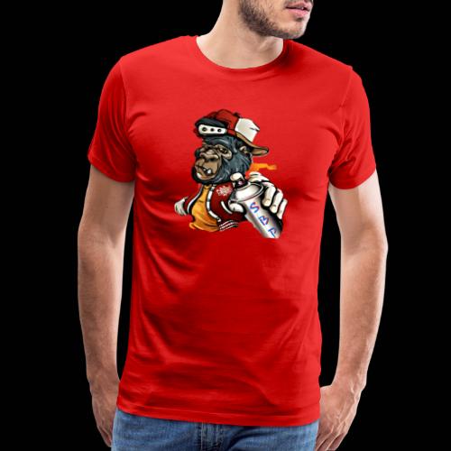 SBP SPRAY CAN MONKEY DESIGNED BY CONSEQUENCE - Men's Premium T-Shirt