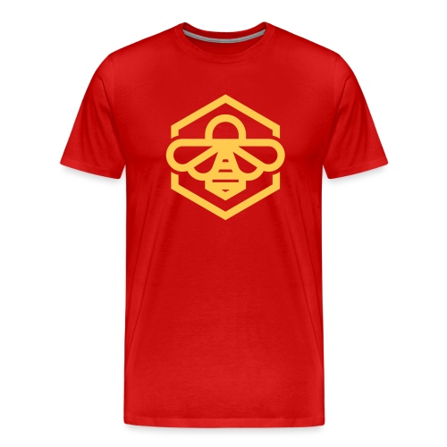 bee symbol orange - Men's Premium T-Shirt