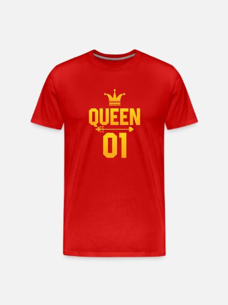 King Queen 01 - Men's Premium T-Shirt - red