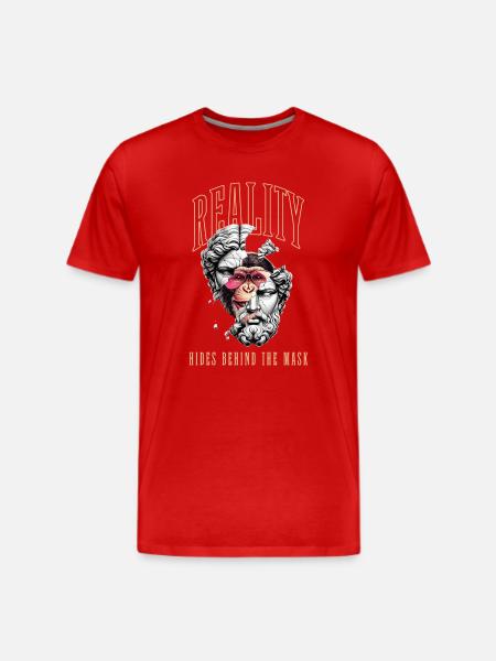 Face - Men's Premium T-Shirt - red