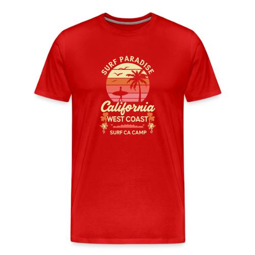 Surf Paradise California - Men's Premium T-Shirt