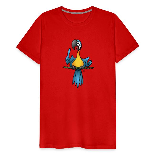 Talking parrot - Men's Premium T-Shirt